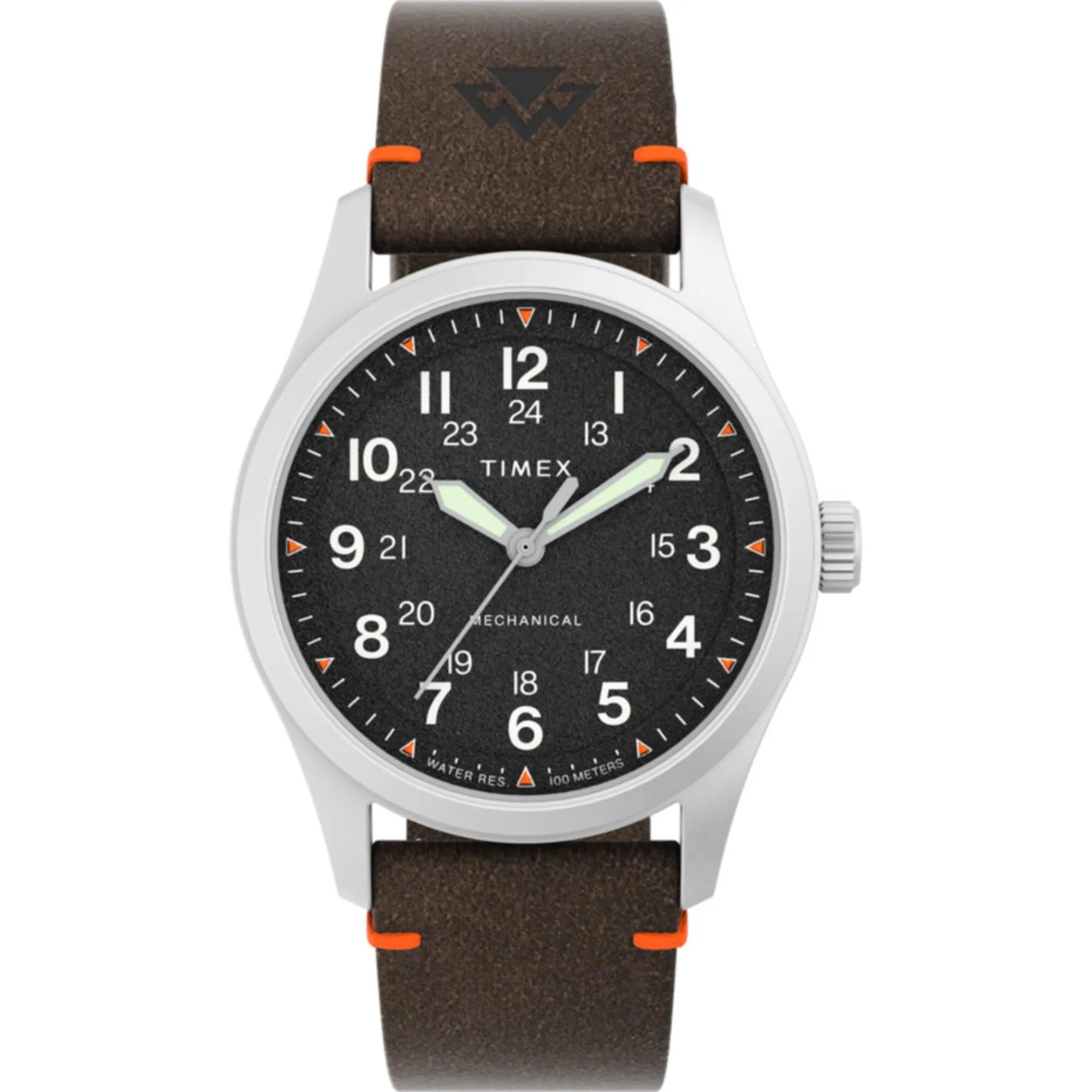 Timex Men's Watch - Expedition North Mechanical Brown Leather Strap | TW2V64300JR