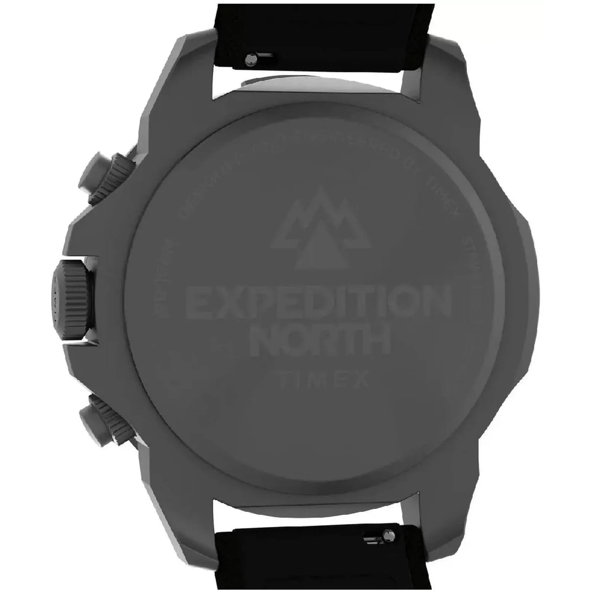 Timex Men's Watch - Expedition North Ridge Chronograph Black Leather Strap | TW2W16100