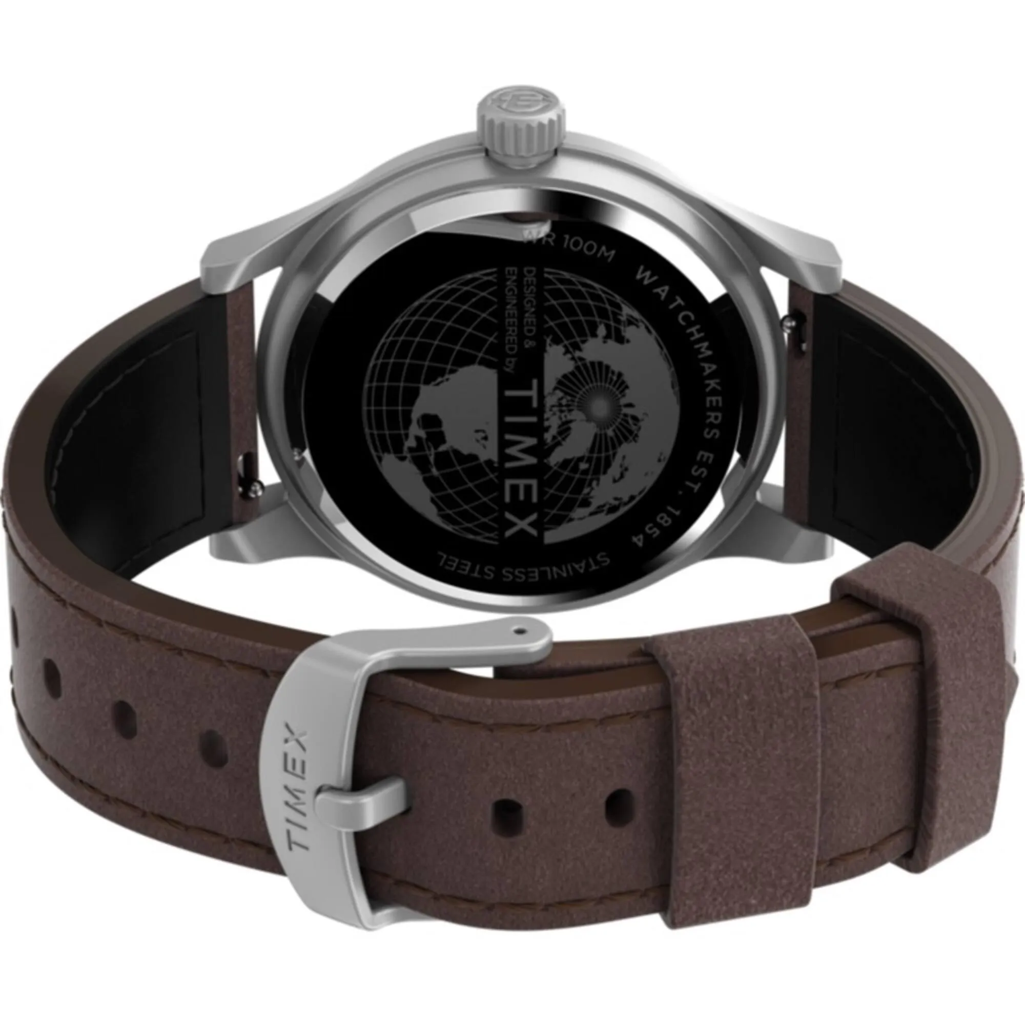 Timex Men's Watch - Expedition North Sierra Cream Dial Leather Strap | TW2V07300VQ