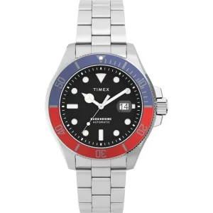 Timex Men's Watch - Harborside Coast Blue and Red Rotating Bezel | TW2V72100VQ