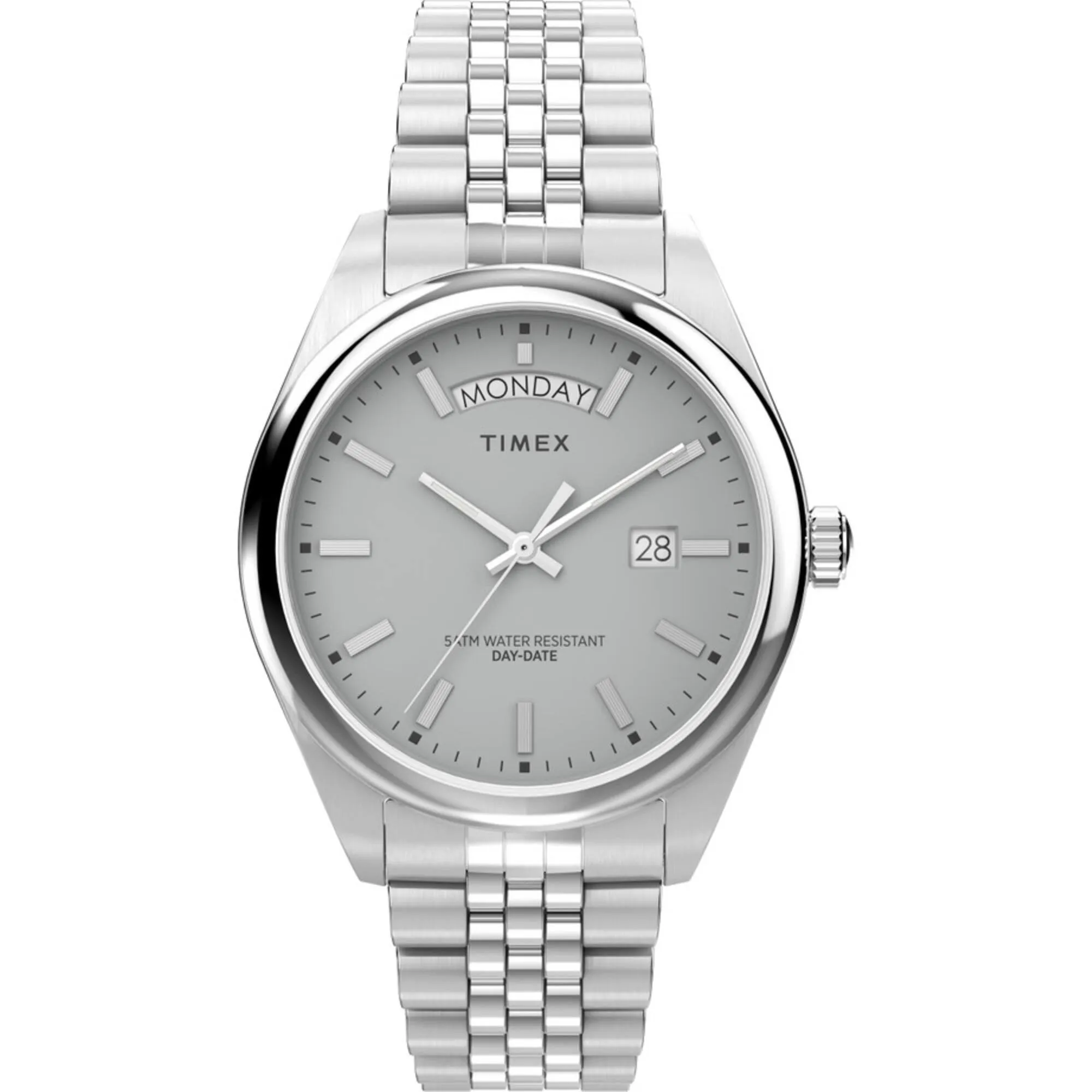 Timex Men's Watch - Legacy Grey Dial Silver Stainless Steel Bracelet | TW2V67900VQ