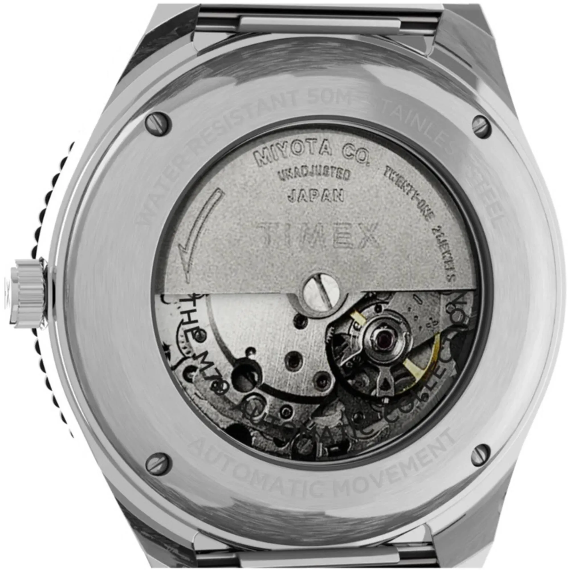 Timex Men's Watch - M79 Automatic Black Dial Stainless Steel Bracelet | TW2U78300