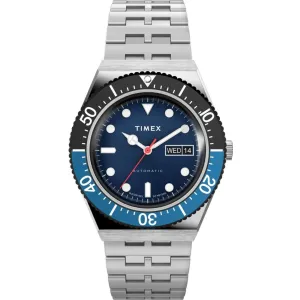 Timex Men's Watch - M79 Blue Dial Automatic Stainless Steel Bracelet | TW2V25100VQ