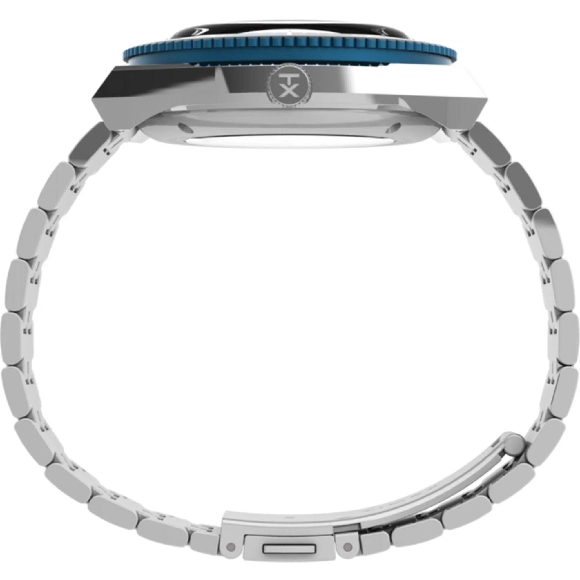 Timex Men's Watch - M79 Blue Dial Automatic Stainless Steel Bracelet | TW2V25100VQ