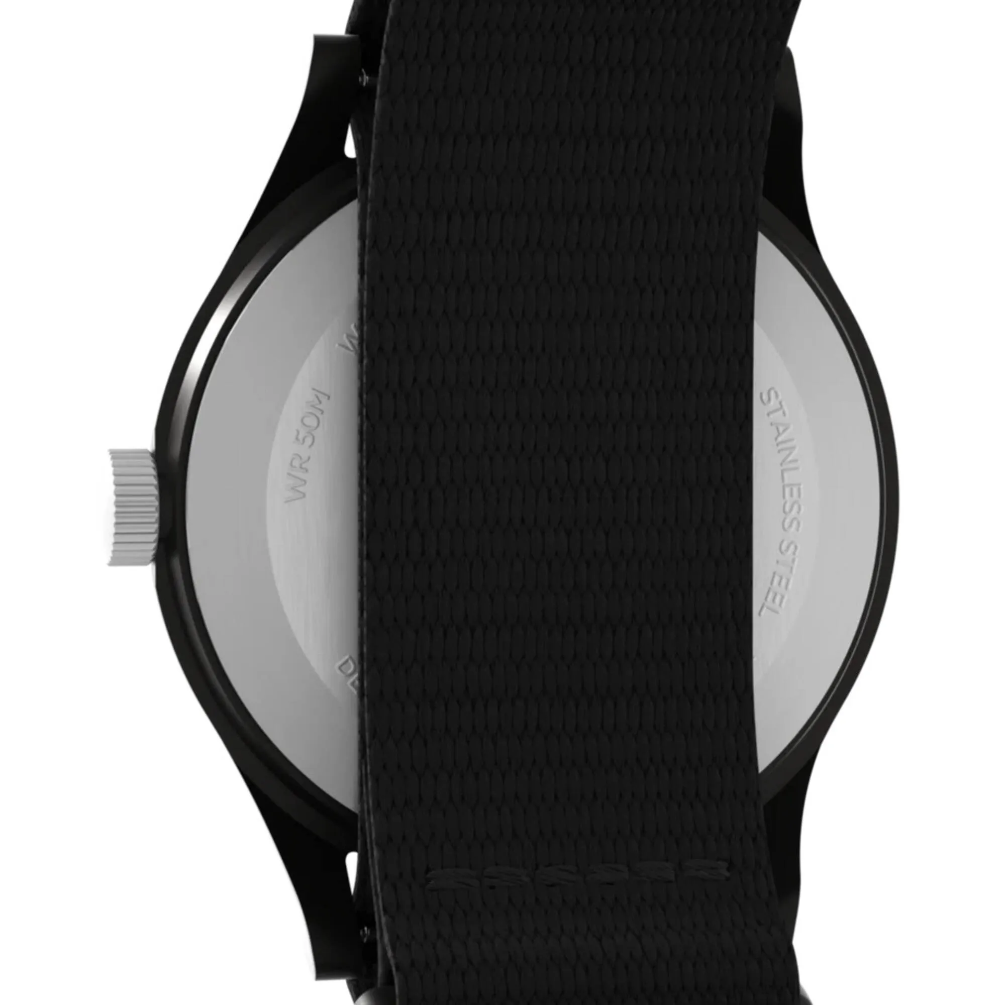 Timex Men's Watch - MK1 Fortnite Aluminum Case Black Dial Fabric Strap | TW2W97000