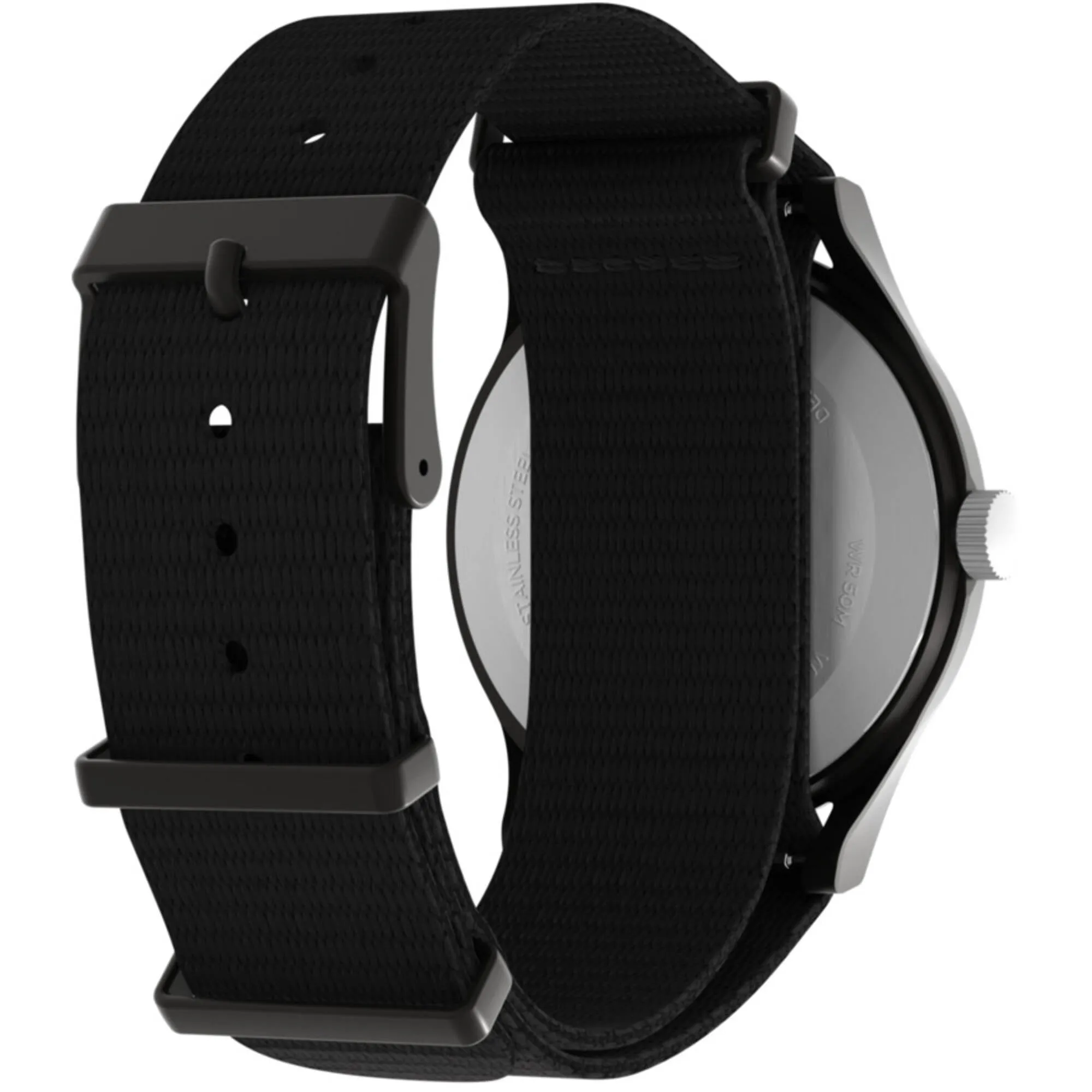 Timex Men's Watch - MK1 Fortnite Aluminum Case Black Dial Fabric Strap | TW2W97000
