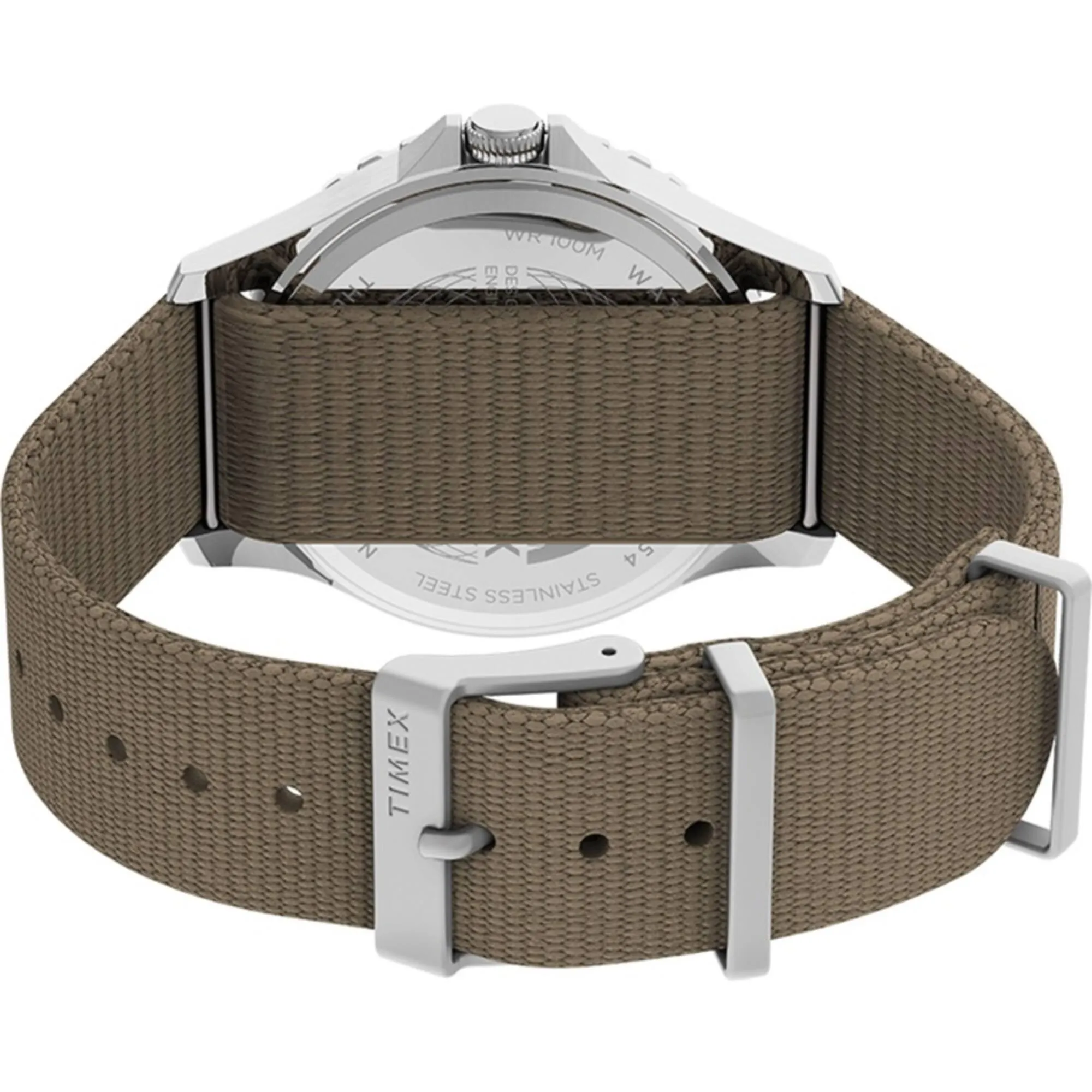 Timex Men's Watch - Navi XL Unidirectional Rotating Bezel Fabric Strap | TW2U90000VQ