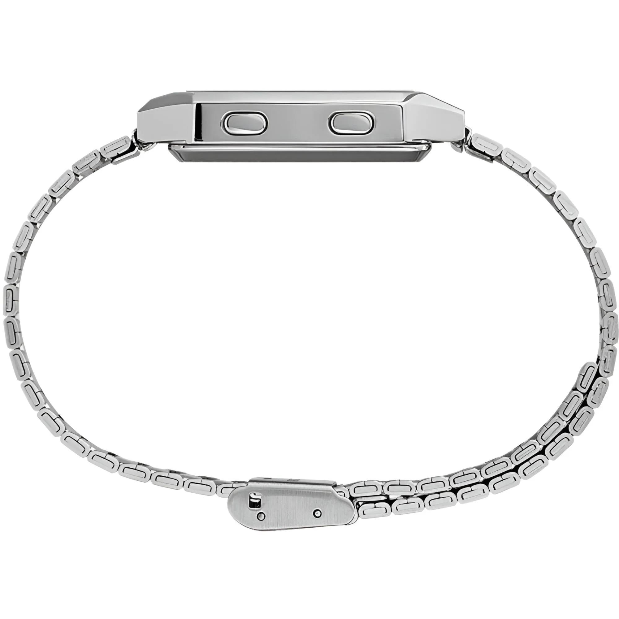Timex Men's Watch - Q Timex Reissue White Dial Bracelet Digital LCA | TW2U72400ZV