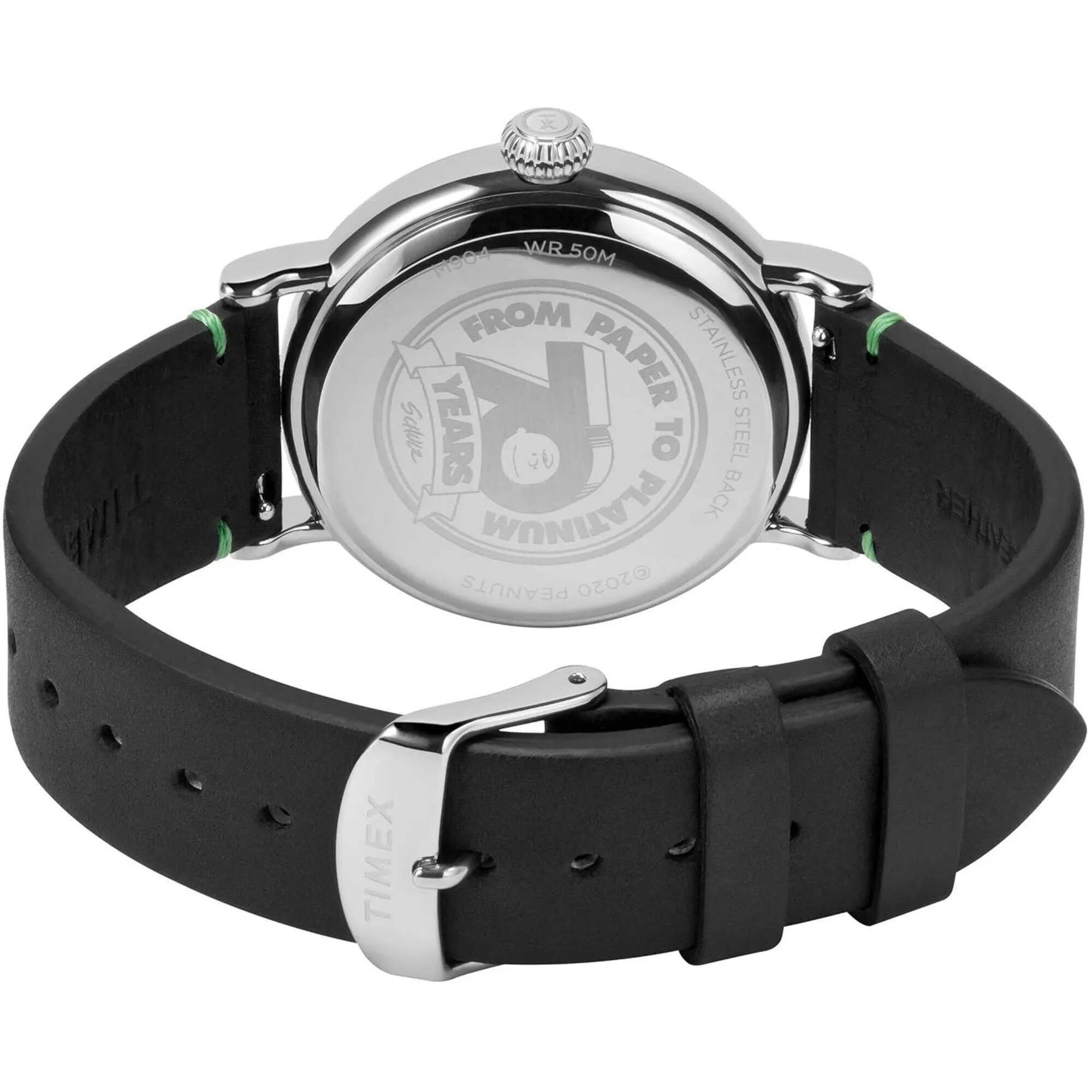 Timex Men's Watch - Standard Peanuts Snoopy Take Care Leather Strap | TW2V32700JR