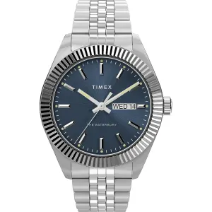 Timex Men's Watch - The Waterbury Blue Dial Stainless Steel Bracelet | TW2V46000