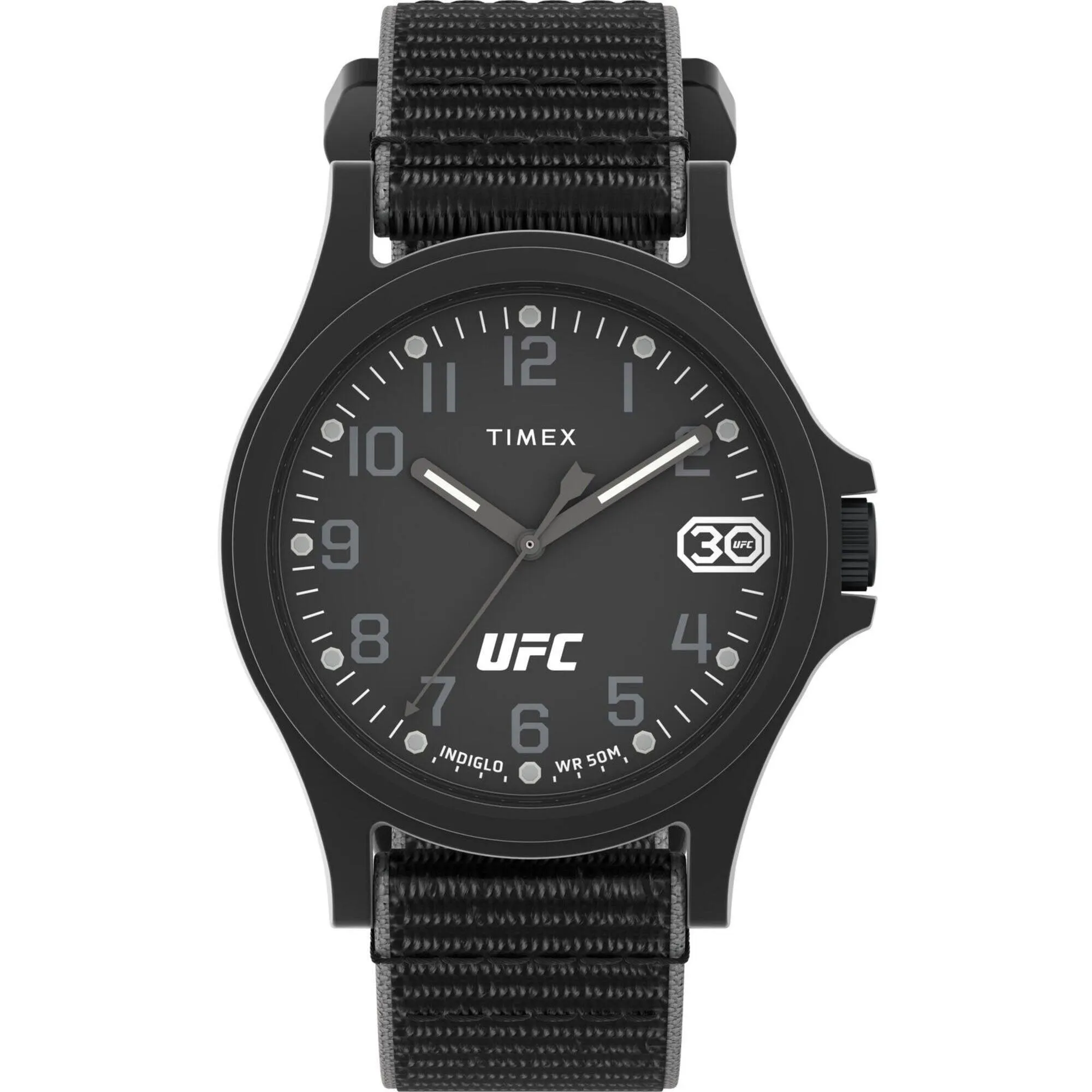 Timex Men's Watch - UFC Apex Quartz Black Dial Nylon Strap | TW2V90800JT