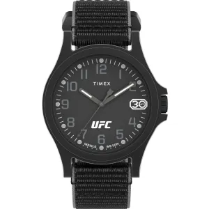 Timex Men's Watch - UFC Apex Quartz Black Dial Nylon Strap | TW2V90800JT