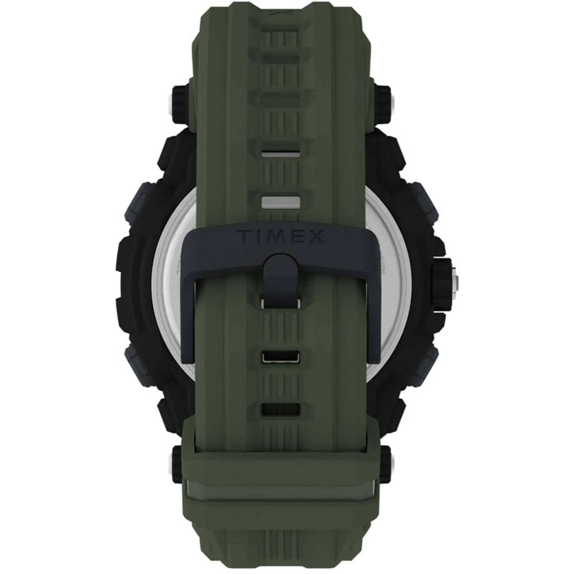 Timex Men's Watch - UFC Impact Analog-Digital Black Dial Green Strap | TW5M52900JT