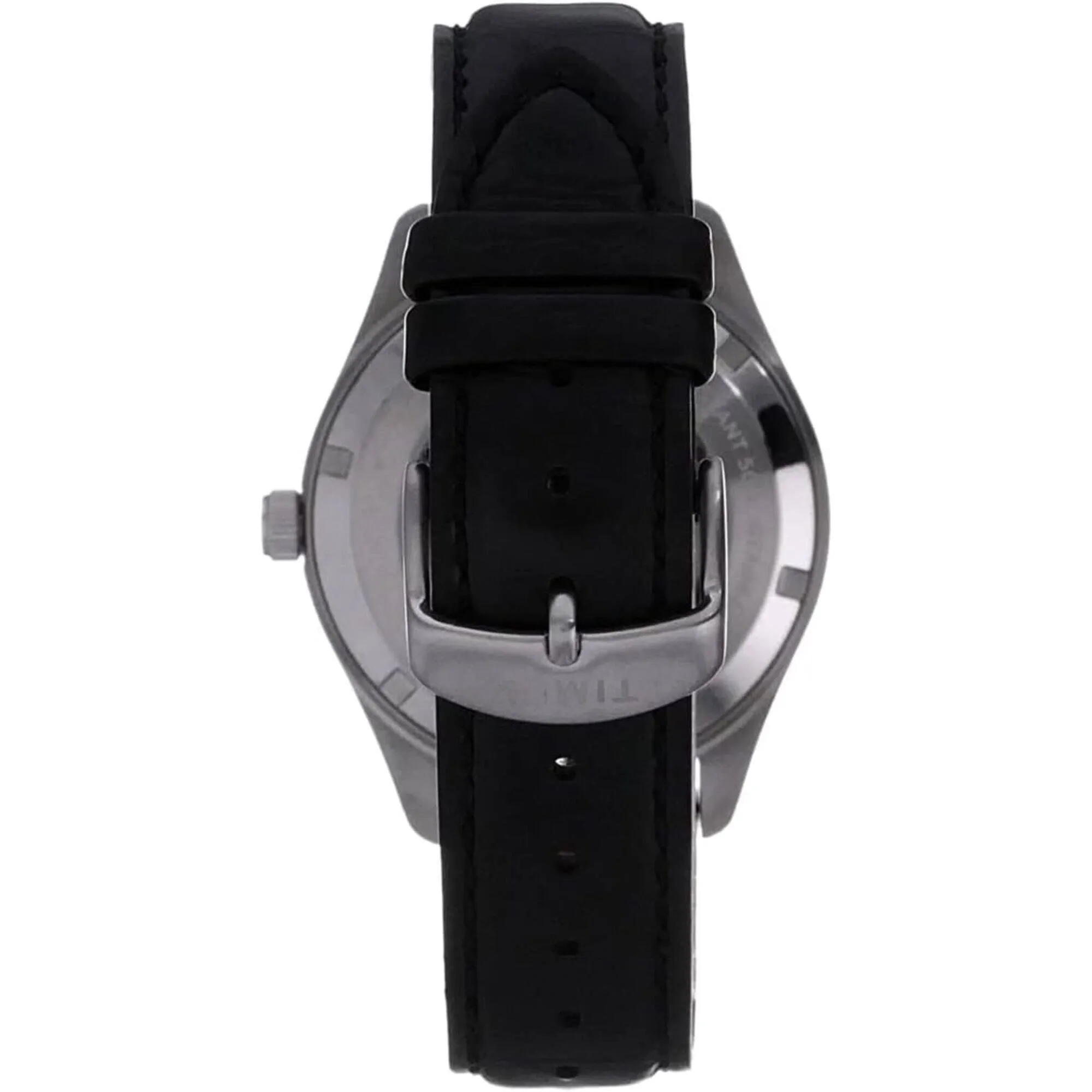 Timex Men's Watch - Waterbury Automatic Date Display Black Dial Strap | TW2T69600ZV