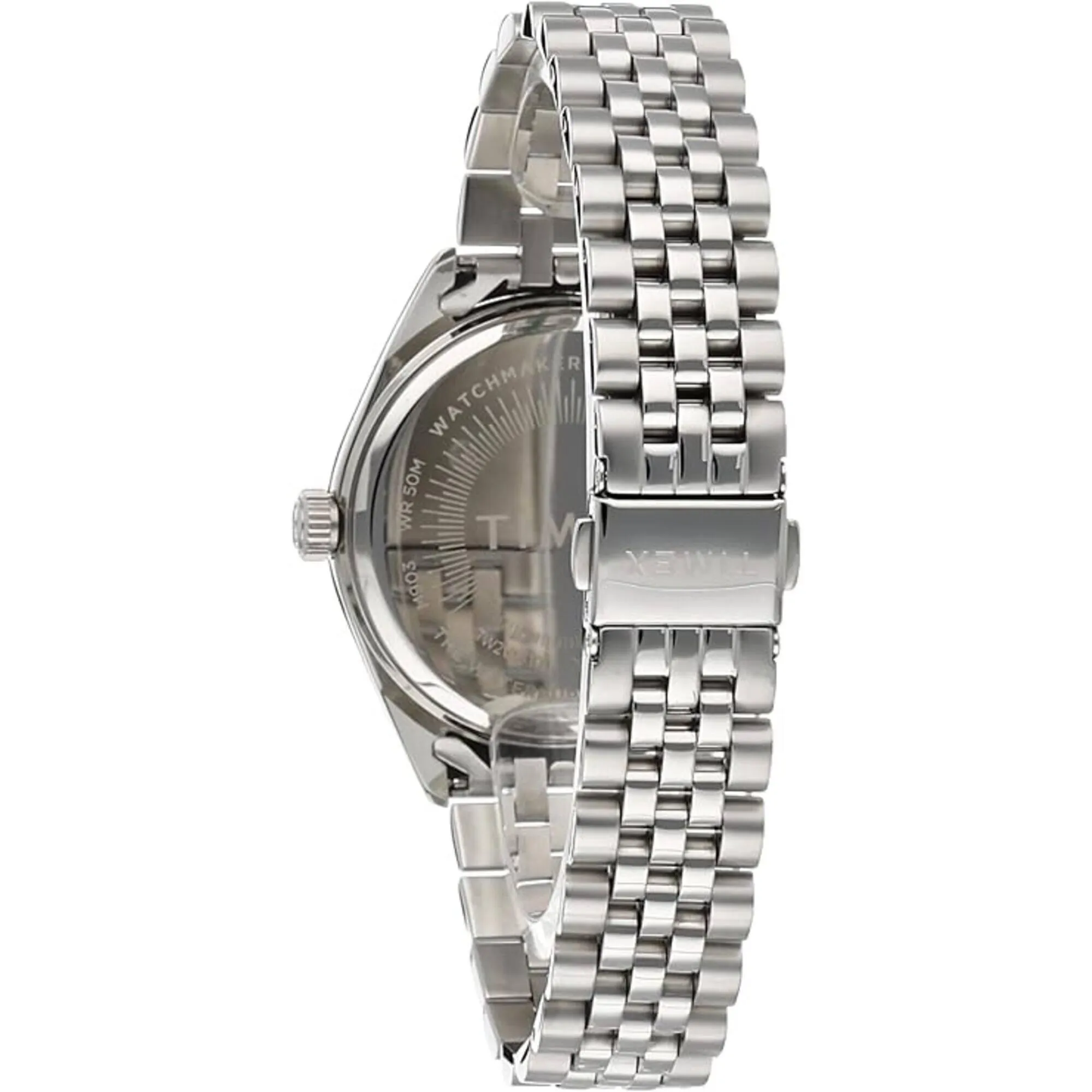 Timex Men's Watch - Waterbury Legacy Green Dial Stainless Steel Bracelet | TW2V18100VQ