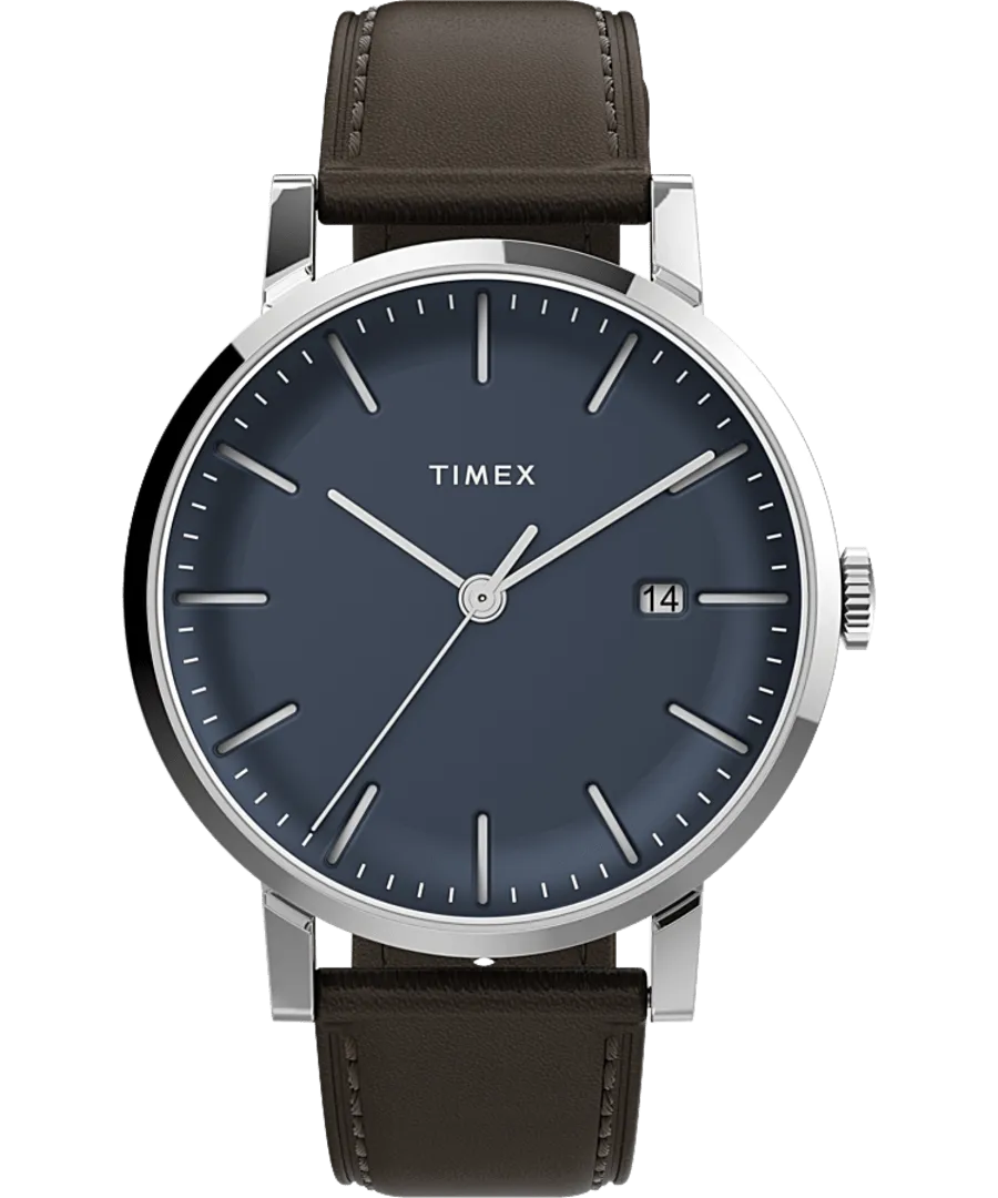 Timex Midtown 38mm Brown Leather Band Watch TW2V36500