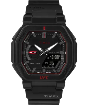 Timex UFC Colossus Fight Week 45mm Resin Strap Watch TW2V55200