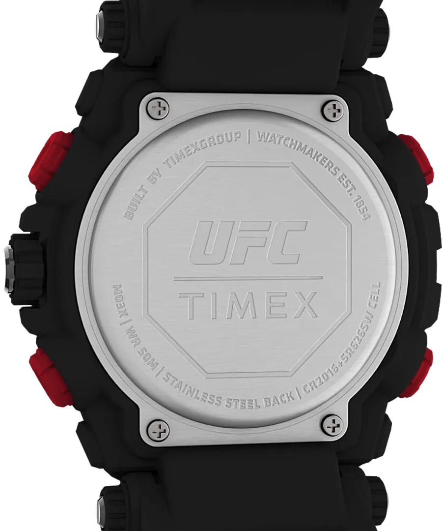 Timex UFC Impact 50mm Resin Strap Watch TW5M52800