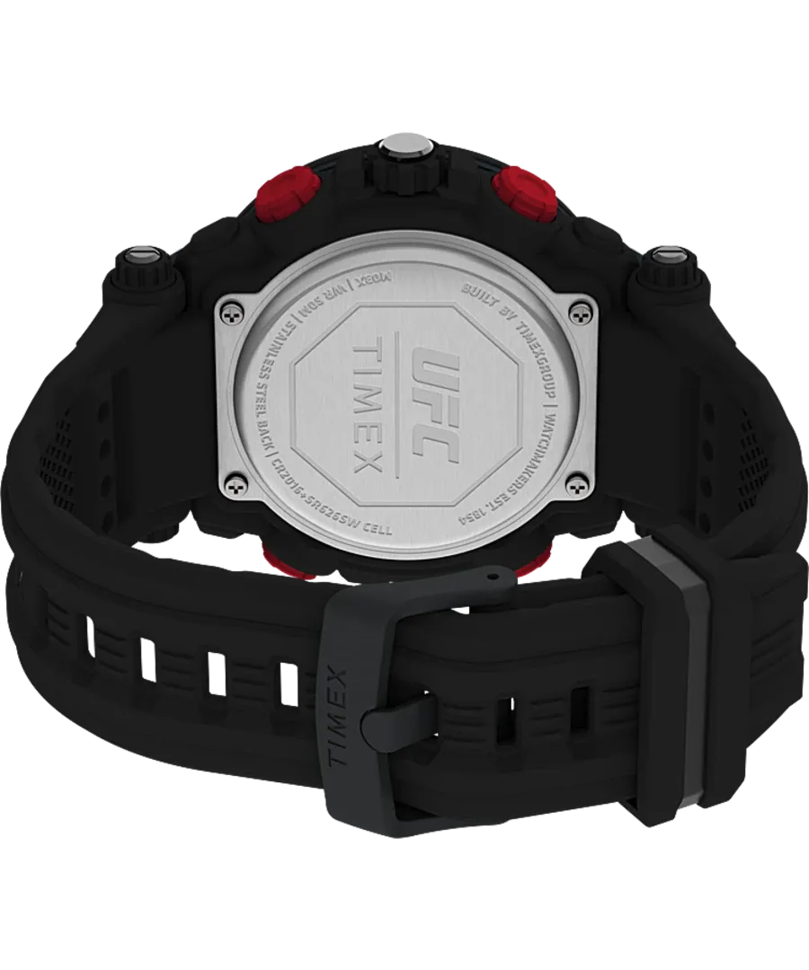 Timex UFC Impact 50mm Resin Strap Watch TW5M52800