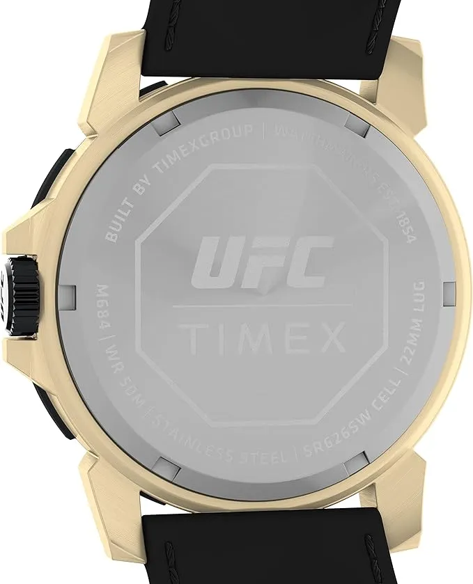 Timex UFC Street Champ 42mm Silicone Strap Watch TW2V84400