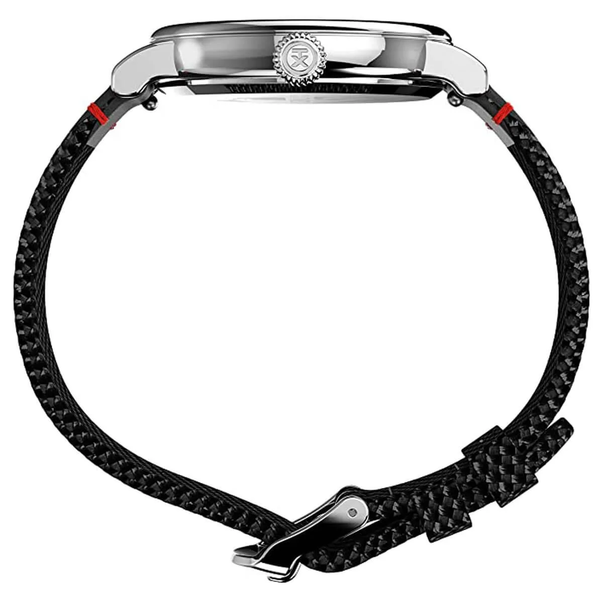 Timex Unisex Watch - Coca-Cola Unity Cream Dial Black Fabric Strap | TW2V26000JR