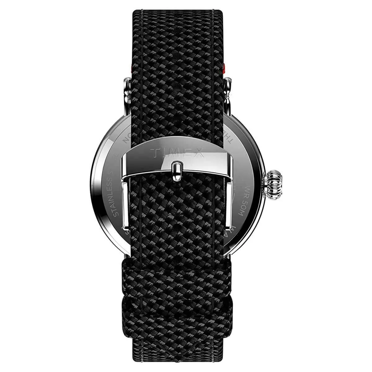 Timex Unisex Watch - Coca-Cola Unity Cream Dial Black Fabric Strap | TW2V26000JR