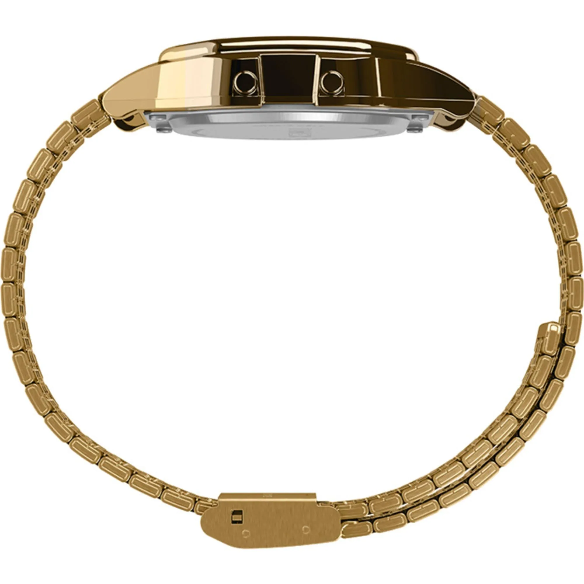 Timex Unisex Watch - T80 Yellow Gold Stainless Steel Bracelet Digital | TW2R79200