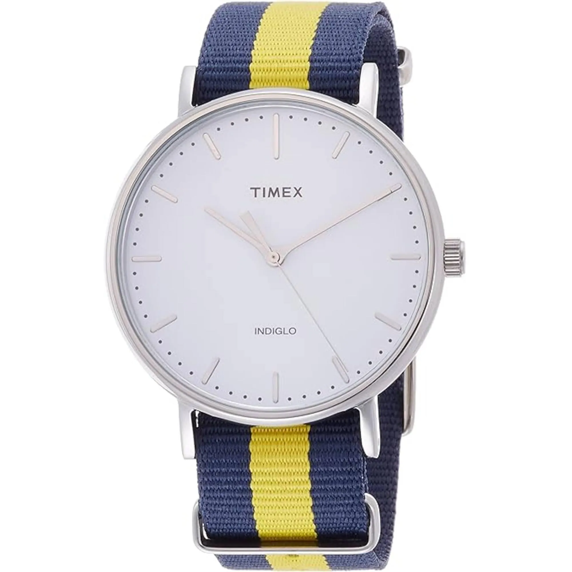 Timex Unisex Watch - Weekender Fairfield White Dial Nylon Strap Quartz | TW2P90900