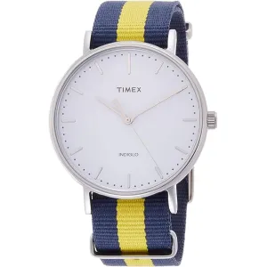 Timex Unisex Watch - Weekender Fairfield White Dial Nylon Strap Quartz | TW2P90900