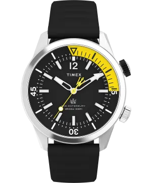 Timex Waterbury Dive Synthetic Rubber Strap Watch TW2V73400