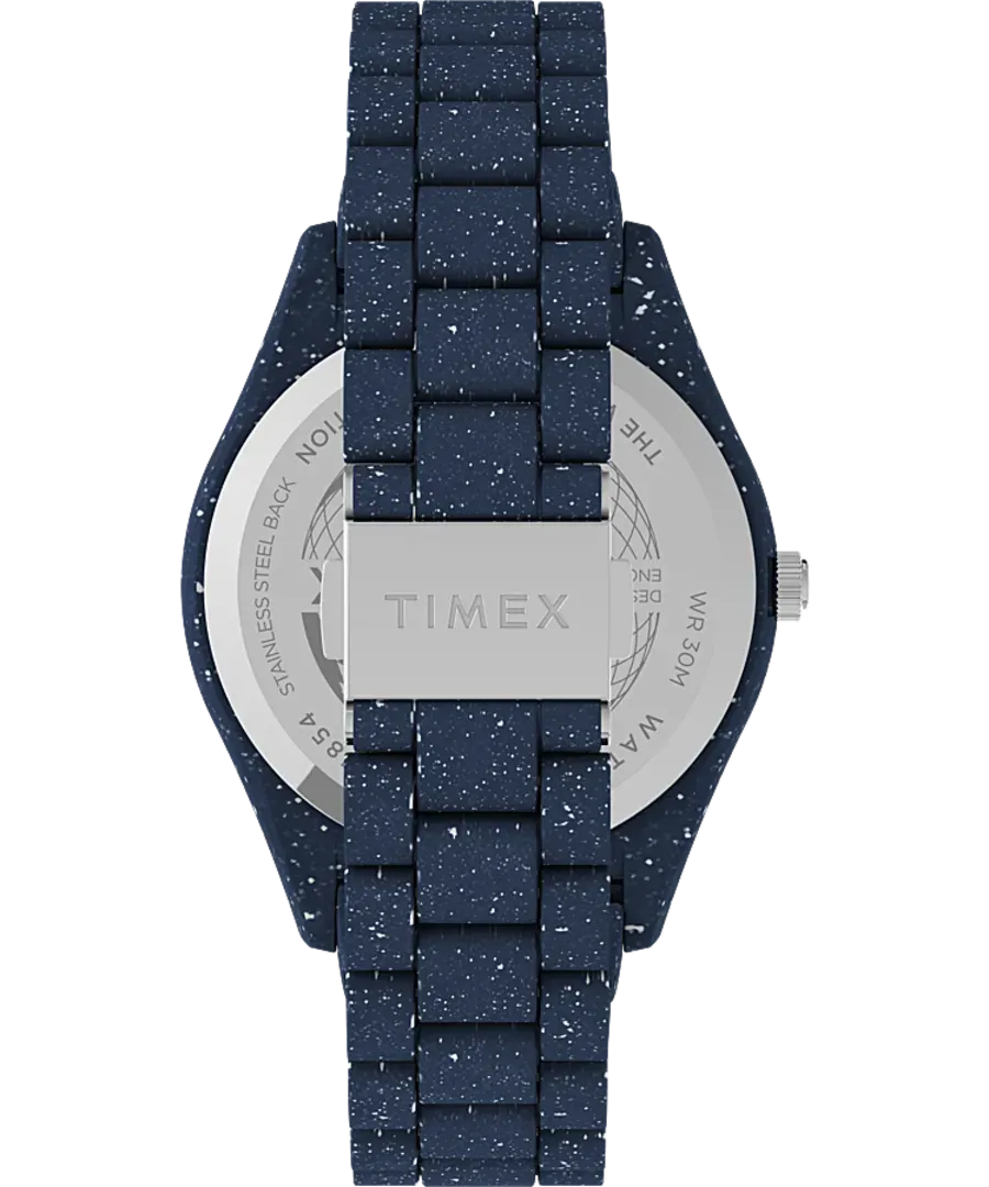 Timex Waterbury Ocean Recycled Plastic Bracelet Watch TW2V37400