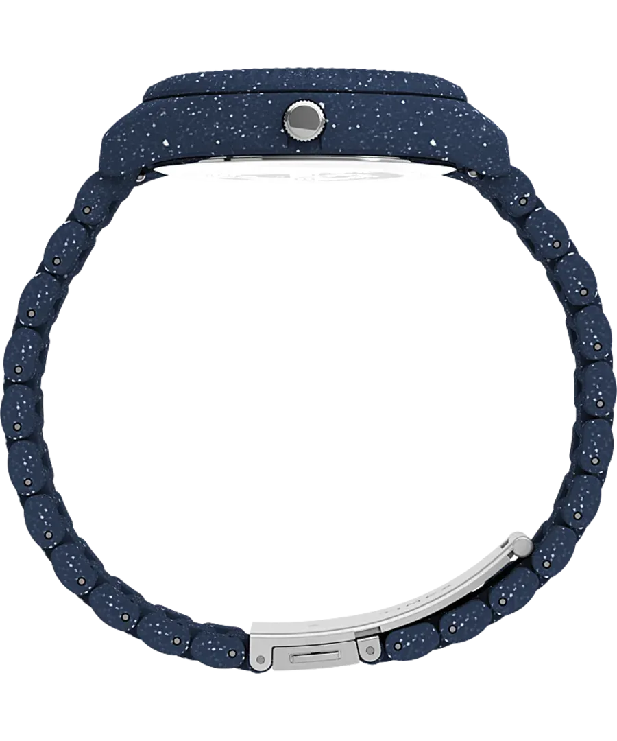 Timex Waterbury Ocean Recycled Plastic Bracelet Watch TW2V37400