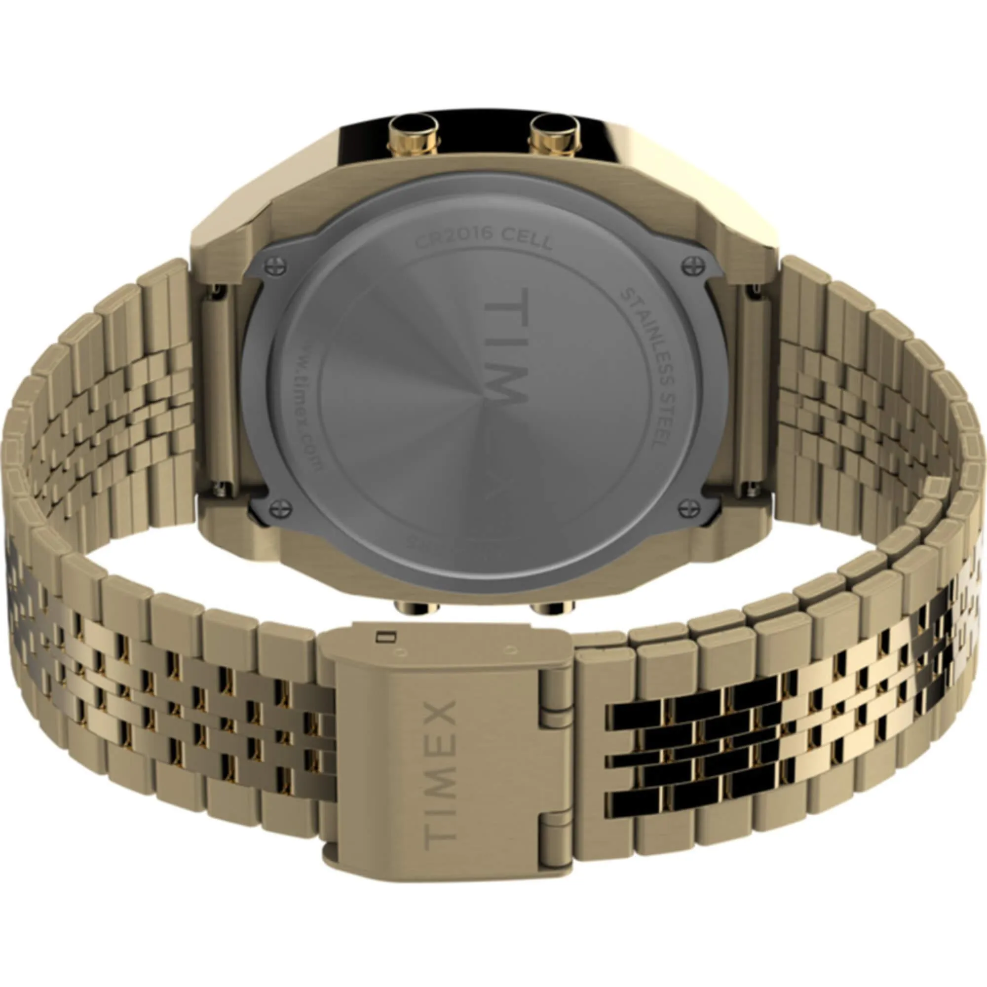 Timex Women's Watch - T80 Chronograph Yellow Stainless Steel Bracelet | TW2V74300