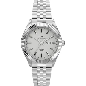 Timex Women's Watch - Waterbury Legacy Boyfriend White Dial Bracelet | TW2U78700VQ