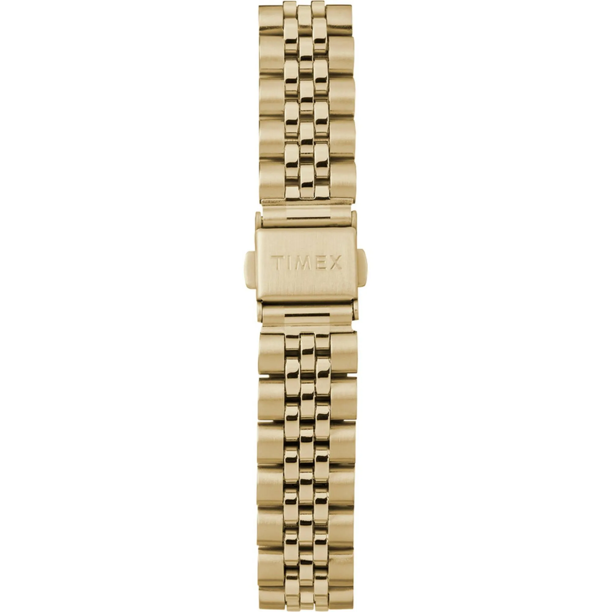 Timex Women's Watch - Waterbury Quartz Black Dial Yellow Gold Bracelet | TW2R69300VQ