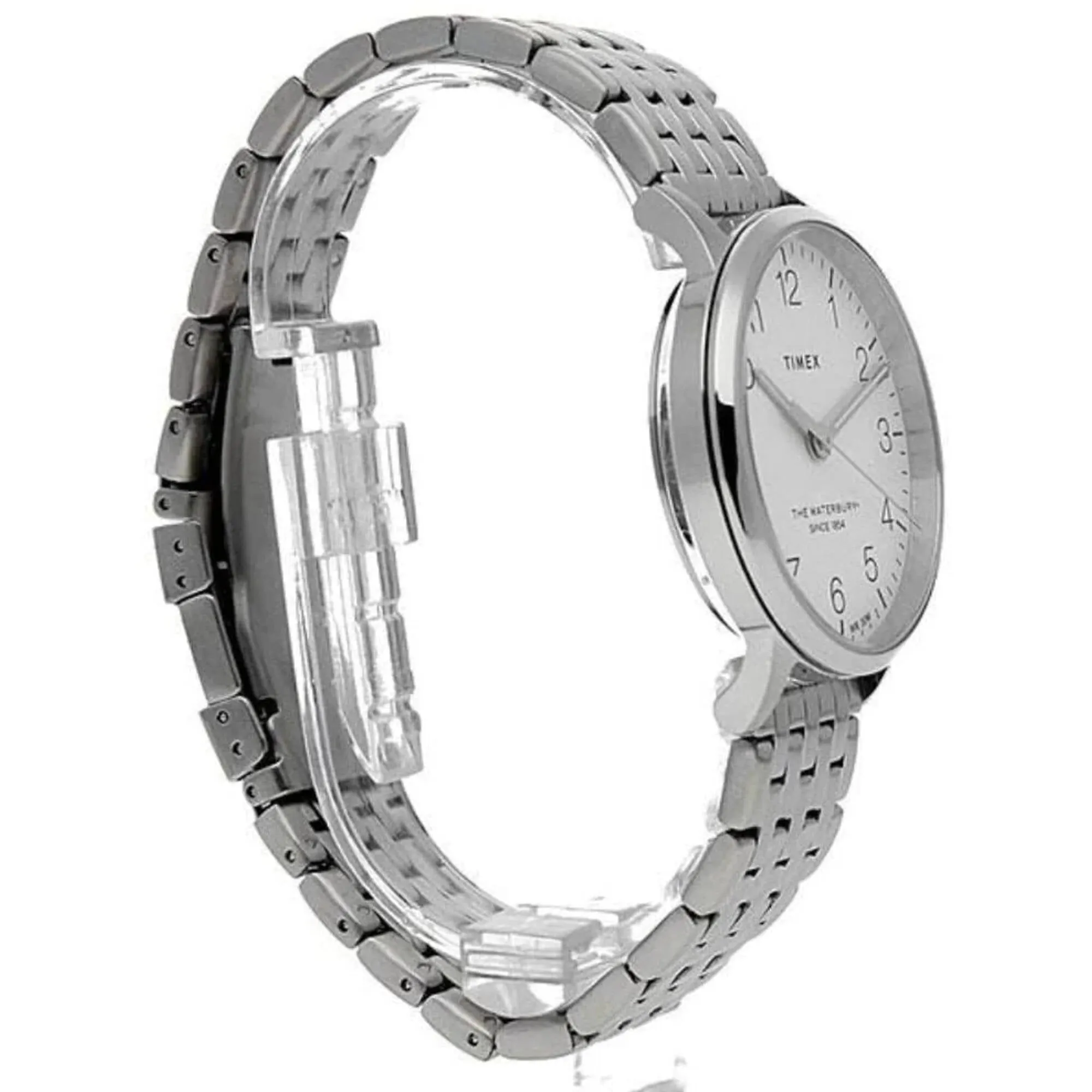 Timex Women's Watch - Waterbury Quartz White Dial Stainless Steel Bracelet | Tw2R72600