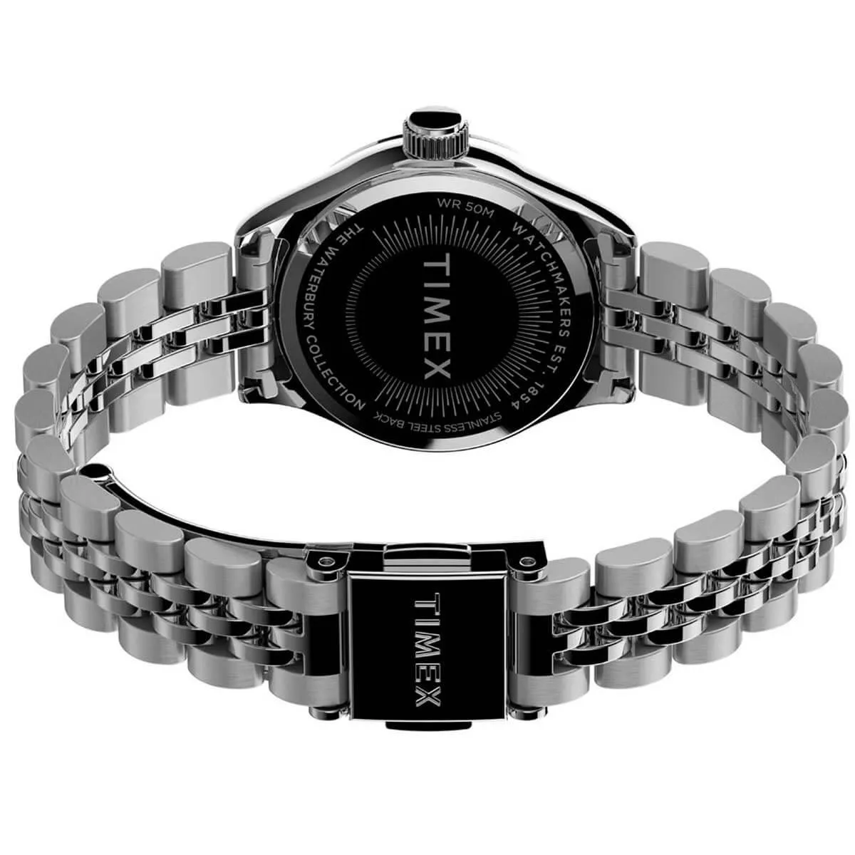 Timex Women's Watch - Waterbury Silver Tone Stainless Steel Bracelet | TW2T86700VQ