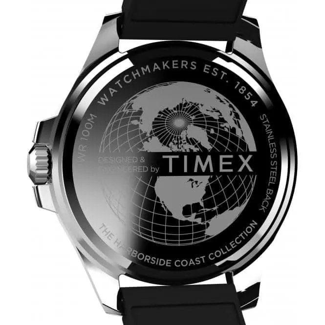 Timex?Harborside Coast Silicone Strap Watch TW2V91700