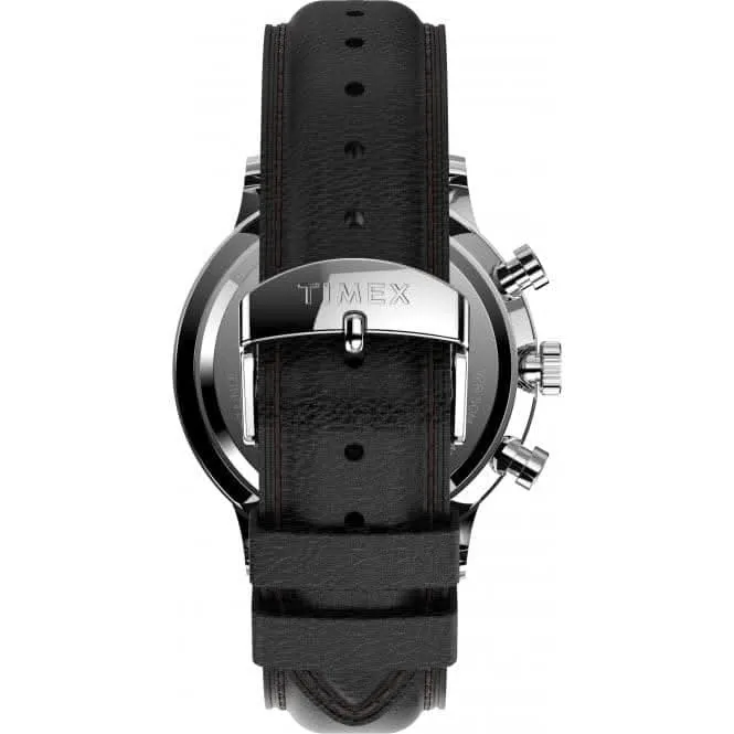 Timex?Waterbury Classic Chronograph Leather Strap Watch TW2U88300