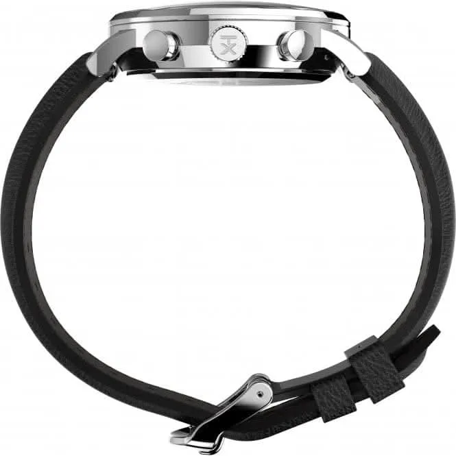 Timex?Waterbury Classic Chronograph Leather Strap Watch TW2U88300