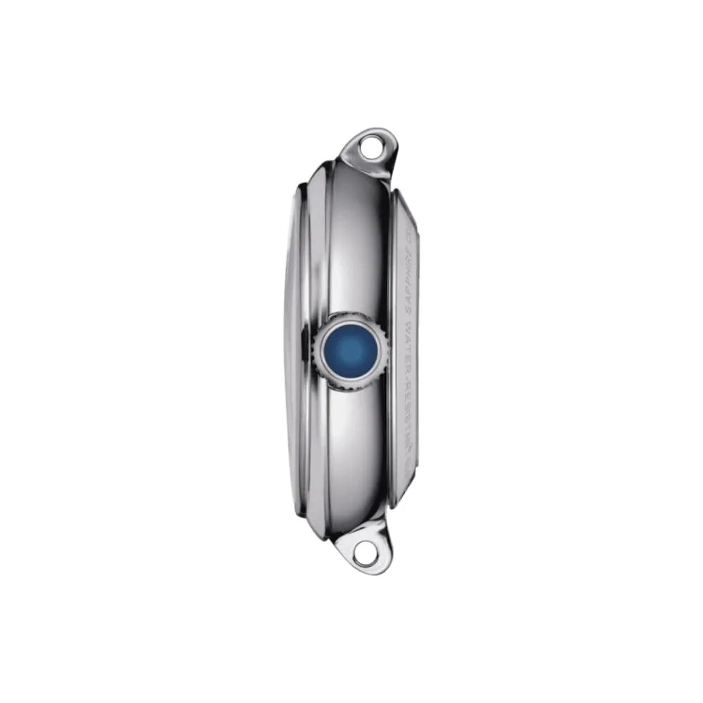 TISSOT AUTOMATIC BELLISSIMA BLUE LEATHER WOMEN'S WATCH T1262071601300