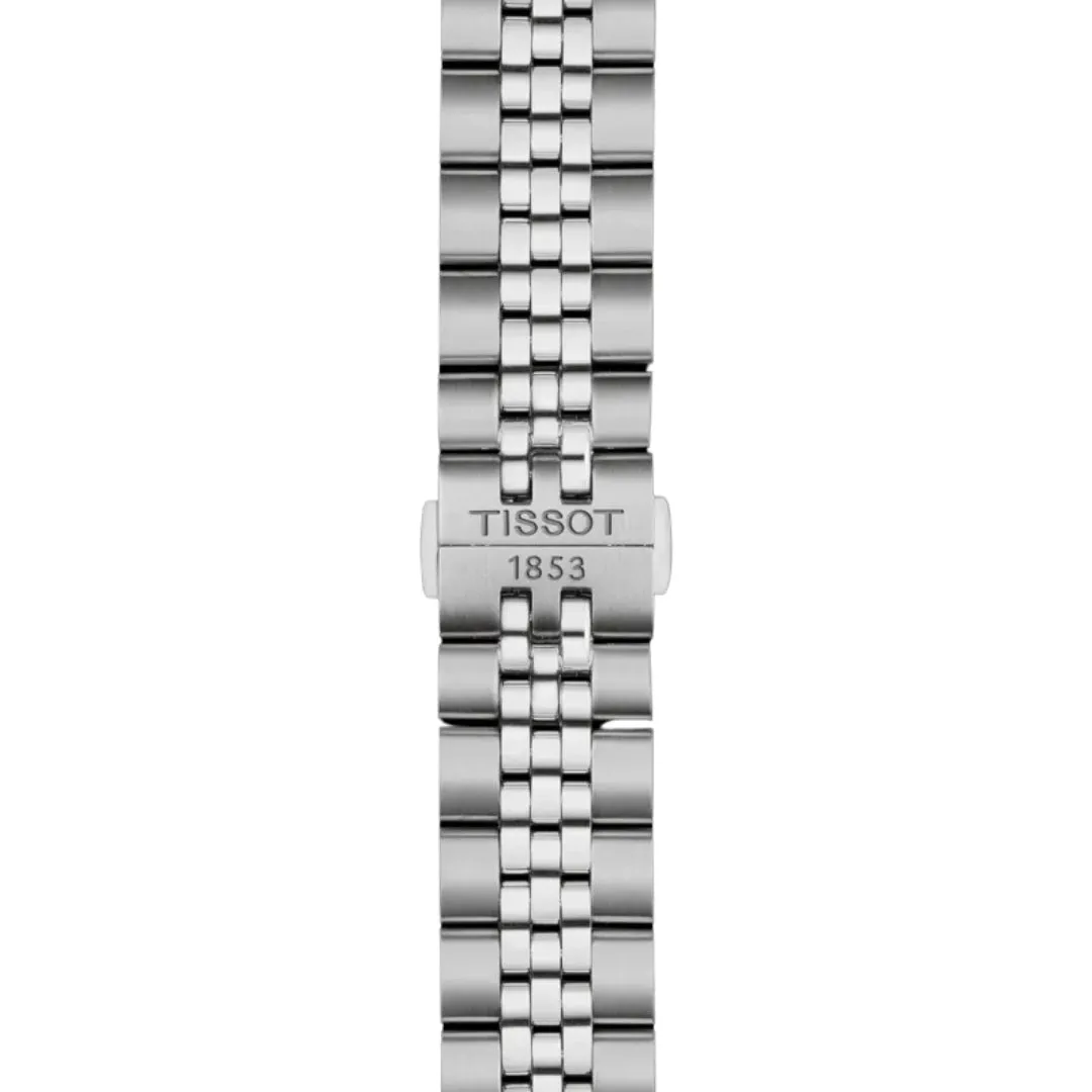 TISSOT BALLADE 40mm BLUE DIAL STEEL STRAP WATCH T1564101104100