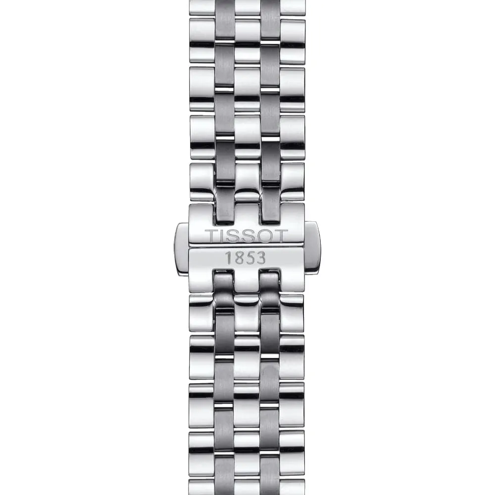 TISSOT CARSON PREMIUM MOONPHASE STAINLESS STEEL MEN'S WATCH T1224231103300