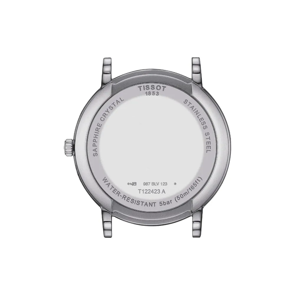 TISSOT CARSON PREMIUM MOONPHASE STAINLESS STEEL MEN'S WATCH T1224231103300