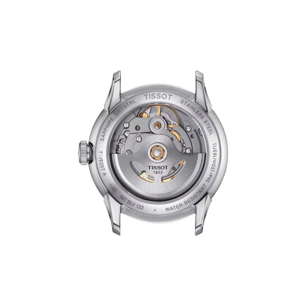 Tissot Chemin Des Tourelles Powermatic 80 Leather Strap Women Watch T1392071601100