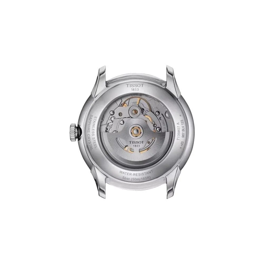 Tissot Chemin Des Tourelles Powermatic 80 Silver Stainless Steel Strap Men Watch T1398071103100