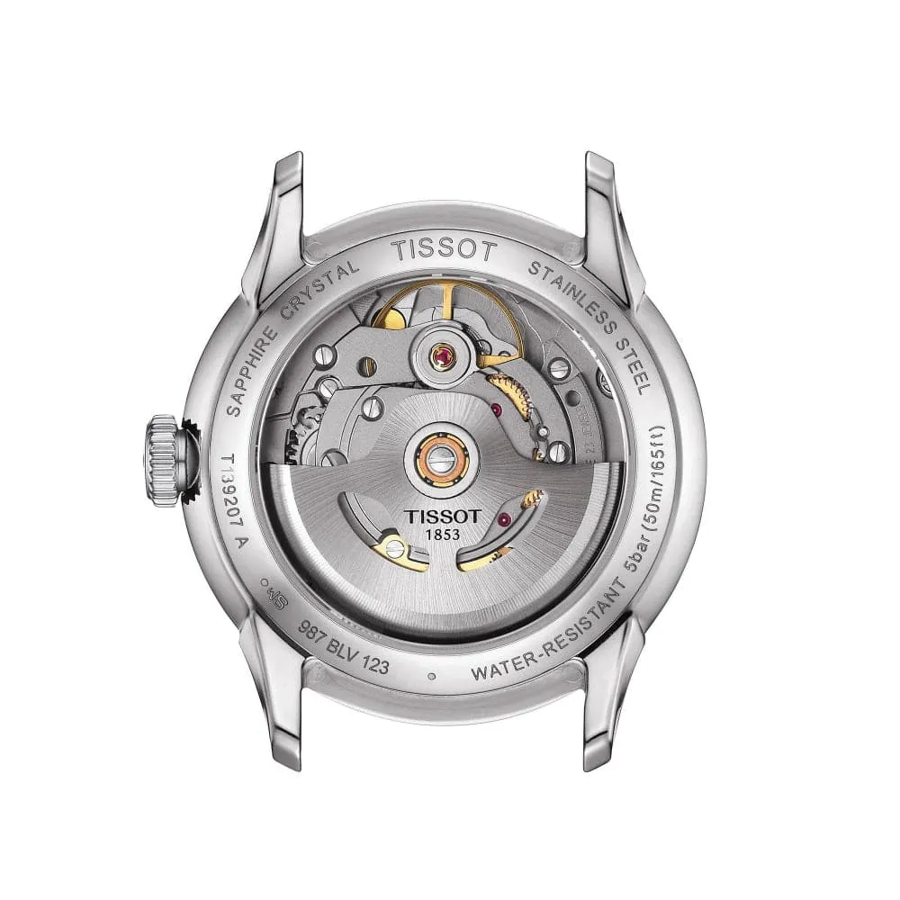 Tissot Chemin Des Tourelles Powermatic 80 Silver Strap Men Watch T1392071103100