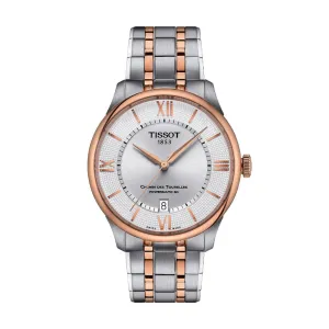 Tissot Chemin Des Tourelles Powermatic 80 Two-Tone Stainless Steel Strap Unisex Watch T1398072203800