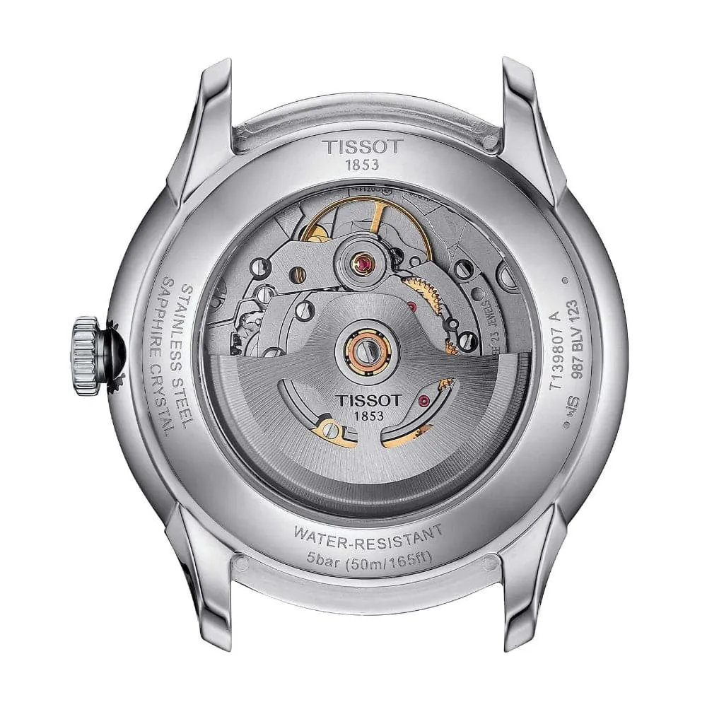 Tissot Chemin Des Tourelles Powermatic 80 Two-Tone Stainless Steel Strap Unisex Watch T1398072203800