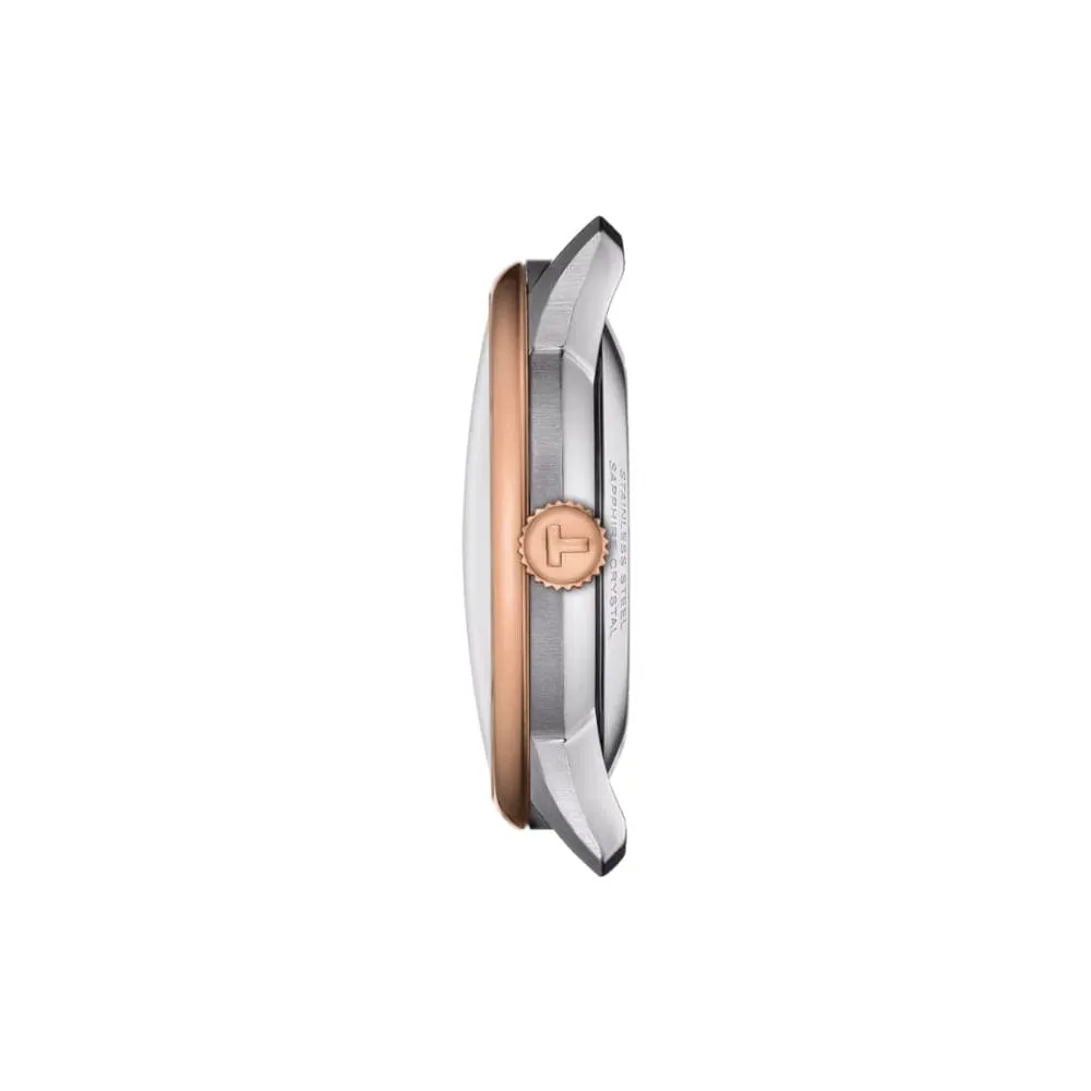 Tissot Chemin Des Tourelles Powermatic 80 Two-Tone Stainless Steel Strap Unisex Watch T1398072203800